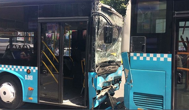 Şişli'de zincirleme kaza: 3 yaralı
