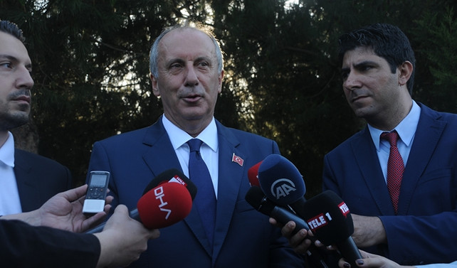 İnce: Akşam üzeri gerekli cevabı veririm