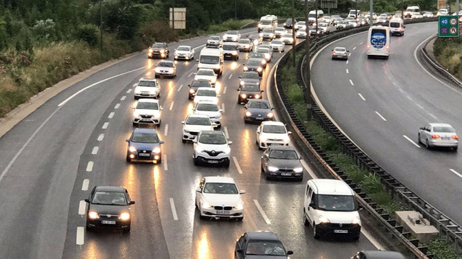 Tatilciler dönüş yolunda