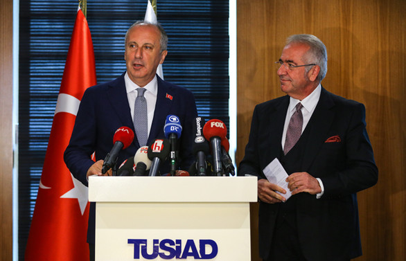 Muharrem İnce, TÜSİAD'ı ziyaret etti