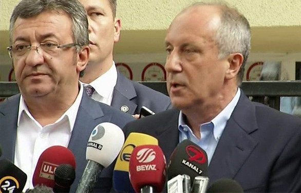 İnce'den YSK önünde açıklama: Sandıkları asla terk etmeyin