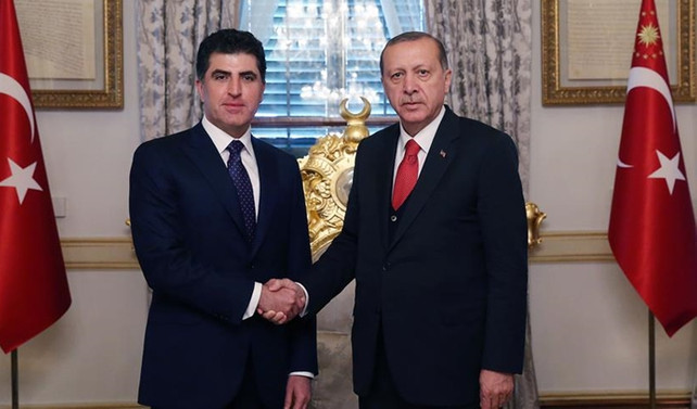 Neçirvan Barzani'den Erdoğan'a tebrik mesajları