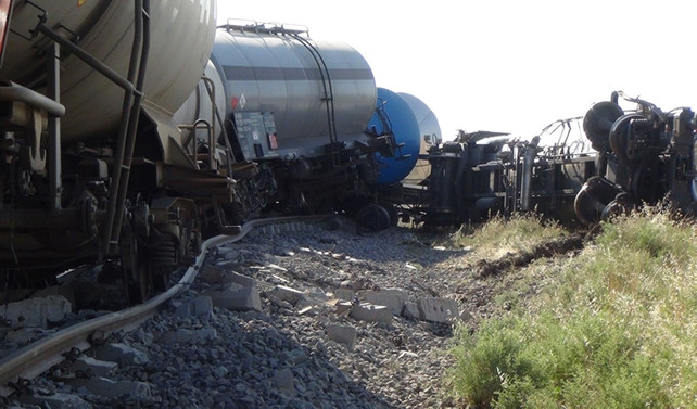 Diyarbakır’da yük treni raydan çıktı