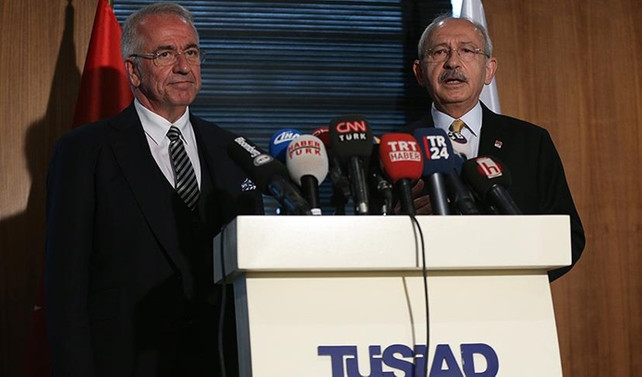 Kılıçdaroğlu, TÜSİAD'ı ziyaret etti
