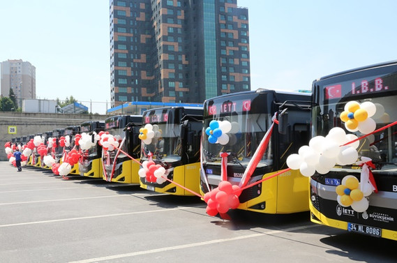İETT filosuna 375 yeni otobüs katıldı