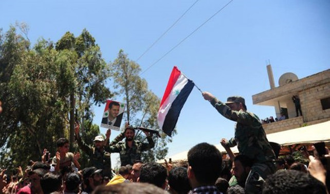 Suriye ordusu, Deraa'ya bayrak çekti