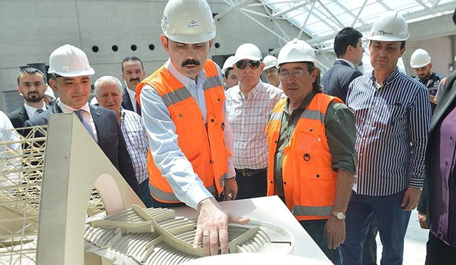 Bakan Kurum'dan yeni CSO binasında inceleme