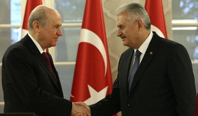 Yıldırım, Bahçeli ile bir araya geldi
