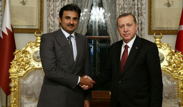 Erdoğan, Katar Emiri Al Sani ile görüştü