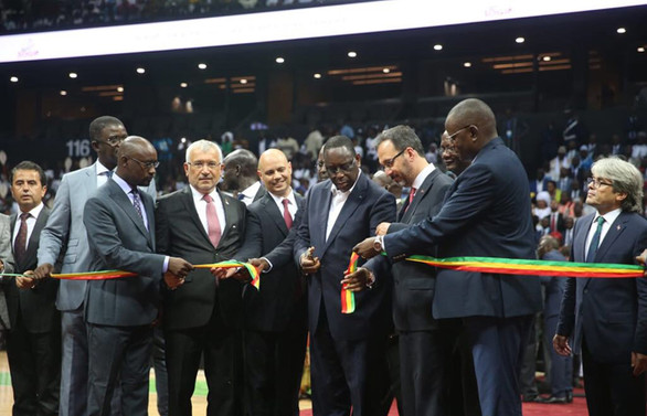 Eximbank'ın finanse ettiği Dakar Arena açıldı