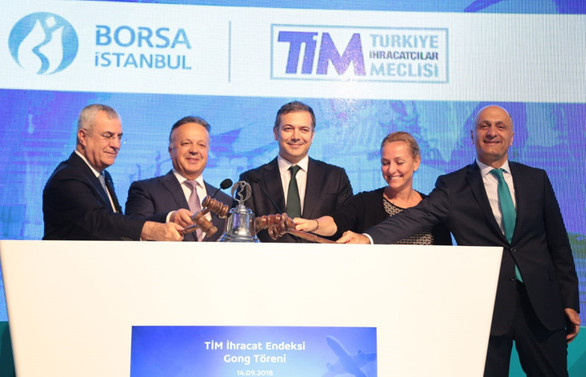 Borsada gong TİM İhracat Endeksi için çaldı