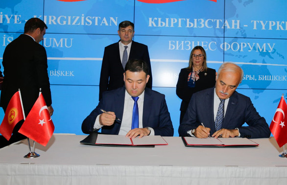 Kırgızistan'la 3 iş birliği anlaşması imzalandı