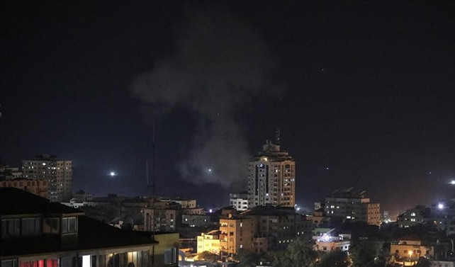 İsrail'den Gazze'ye hava saldırısı