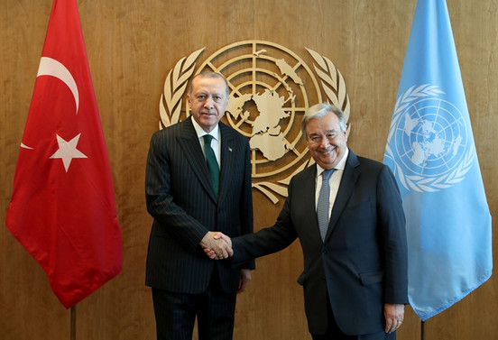 Cumhurbaşkanı Erdoğan, Guterres ile görüştü