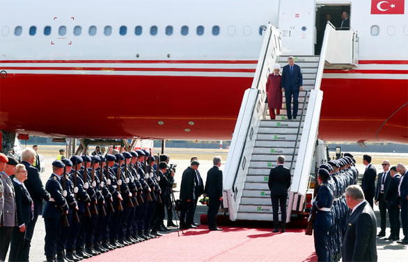 Cumhurbaşkanı Erdoğan Almanya’da