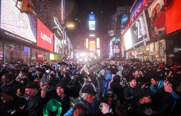 New York, yeni yıla basın özgürlüğü temasıyla girdi