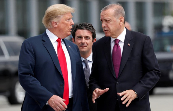Cumhurbaşkanı Erdoğan, Trump ile görüştü