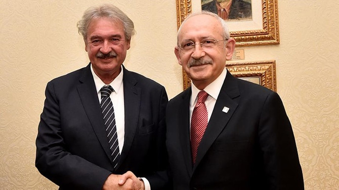 Kılıçdaroğlu, Lüksemburg Dışişleri Bakanı Asselborn ile görüştü