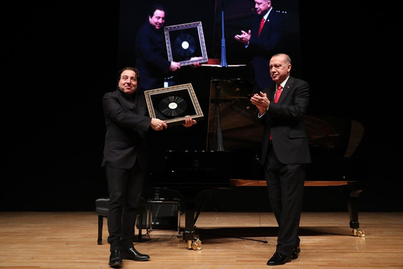 Cumhurbaşkanı Erdoğan, Fazıl Say'ın konserini izledi