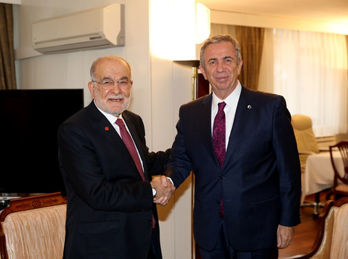 Mansur Yavaş, Karamollaoğlu'nu ziyaret etti