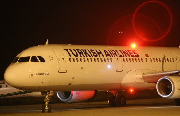 Süleymaniye'ye ilk uçak seferi gerçekleşti