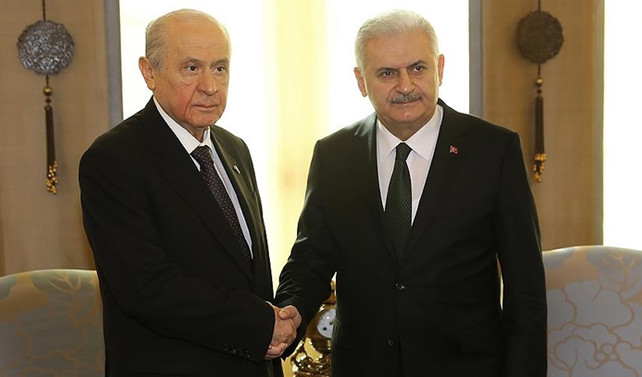 Bahçeli'den Yıldırım'a ziyaret