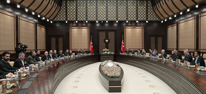 Cumhurbaşkanı Erdoğan, sinema sektörü temsilcileriyle bir araya geldi