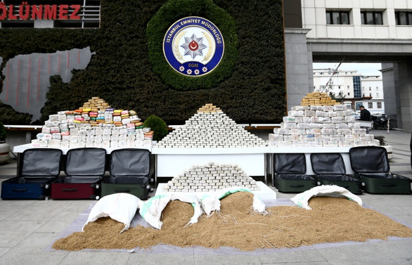 İstanbul'da 850 kilogram eroin ele geçirildi
