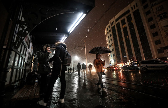 İstanbul'da aralıklarla kar yağışı bekleniyor
