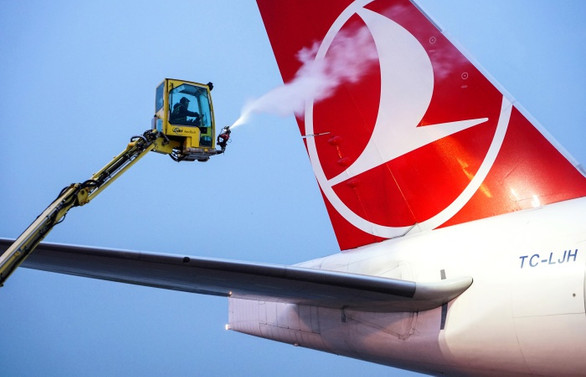 THY uçakları şekerli su ile yıkandı