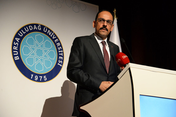 BUÜ’de ilk dersi İbrahim Kalın verdi