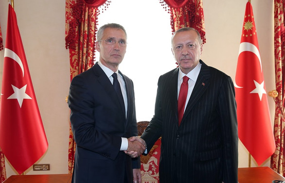 Erdoğan, NATO Genel Sekreteri Stoltenberg ile görüştü