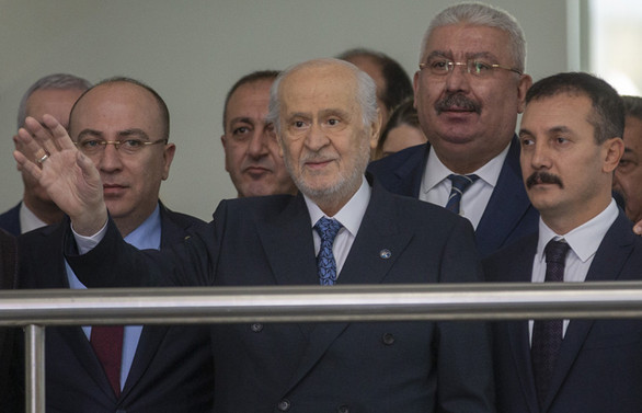 Bahçeli, MHP Genel Merkezi'ndeki mesaisine başladı