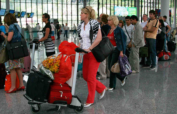 Antalya'da, turizm rekoru