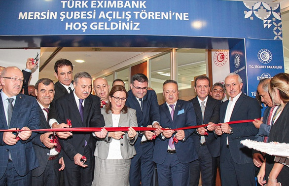 Türk Eximbank’ın 17’nci şubesi Mersin’de açıldı