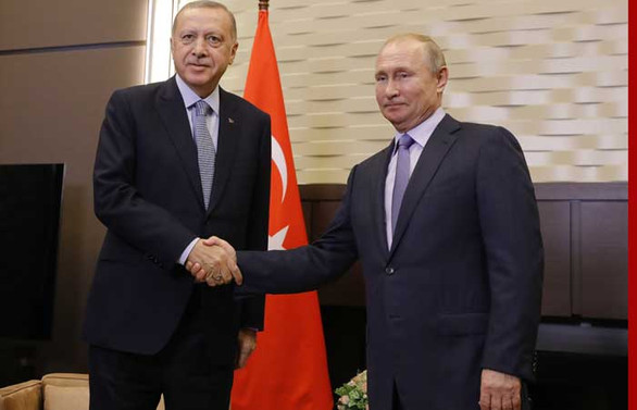 Erdoğan ile Putin bir araya geldi