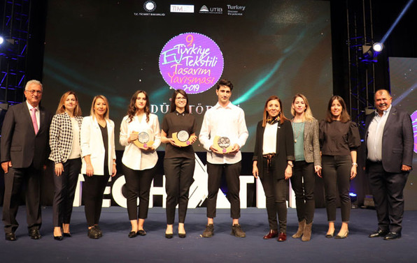 Ev tekstilinde yaratıcı gençler ödüllerini aldı