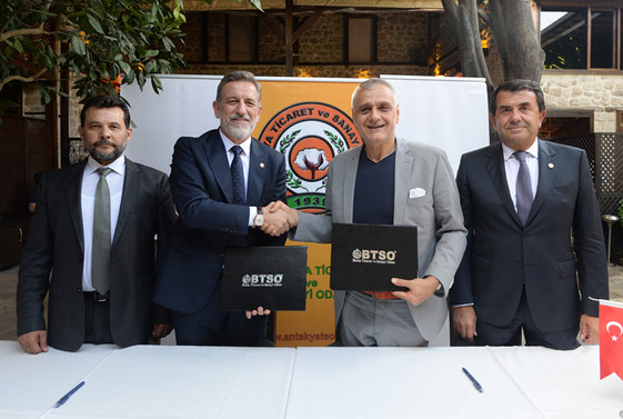 BTSO ile Antakya TSO kardeşlik protokolü imzaladı