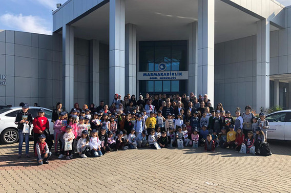 Üreticilerin çocuklarından Marmarabirlik’e ziyaret