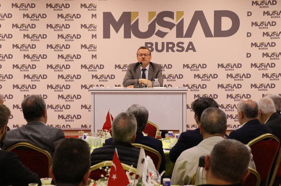 MÜSİAD’ın konuğu Rektör Prof. Dr. Kılavuz oldu