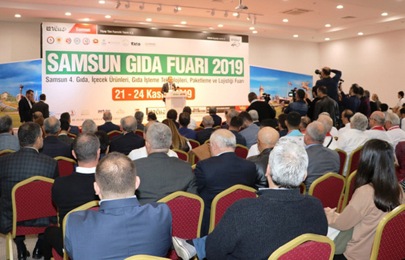 4. Samsun Gıda, İçecek Ürünleri, Gıda İşleme Teknolojileri, Paketleme ve Lojistik Fuarı sona erdi