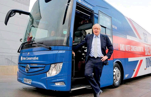 Çankırılı Boris Johnson seçimi Hoşdereli Tourismo ile kazandı