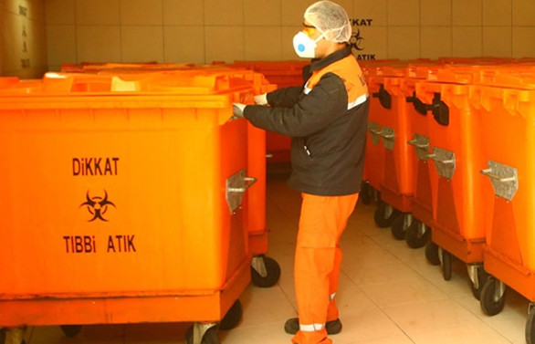 Sağlık kuruluşlarında geçen yıl 89 bin tondan fazla tıbbi atık toplandı