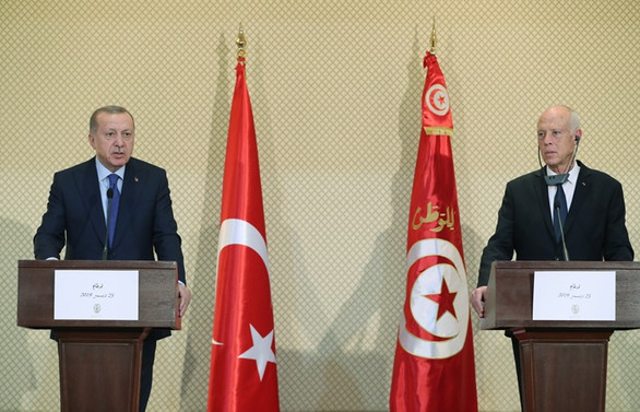Erdoğan: Libya'da istikrarın sağlanması çabalarına Tunus'un da katkıları olacak