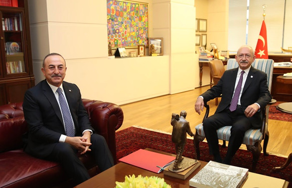 Bakan Çavuşoğlu Kılıçdaroğlu'nu 'Libya tezkeresi' hakkında bilgilendirdi