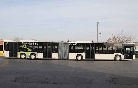 Metrobüs hattında çalışacak yeni aracın testine başlandı