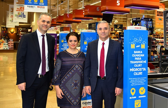 Migros mağazaları aynı zamanda para transfer noktası oluyor
