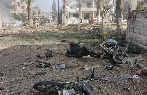 İdlib'de art arda iki bombalı saldırı:13 ölü, 50 yaralı