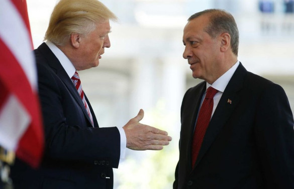 Erdoğan, Trump ile görüştü