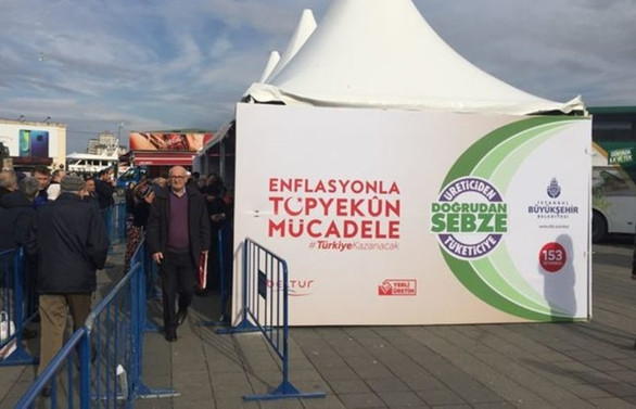 Tanzimde 32 ton bakliyat satıldı